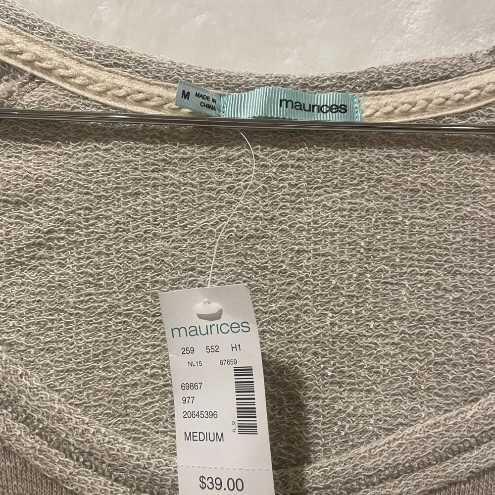 Maurices Beige Knit Sweater (1)